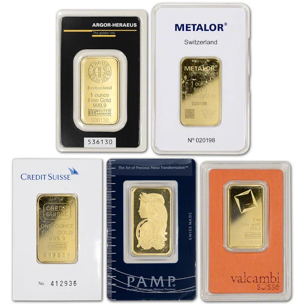 1 Ounce Gold Bar LBMA Carded and Assayed