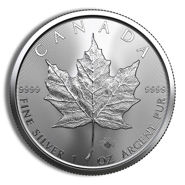 1 Ounce Silver Canadian Maple Leaf Random Year