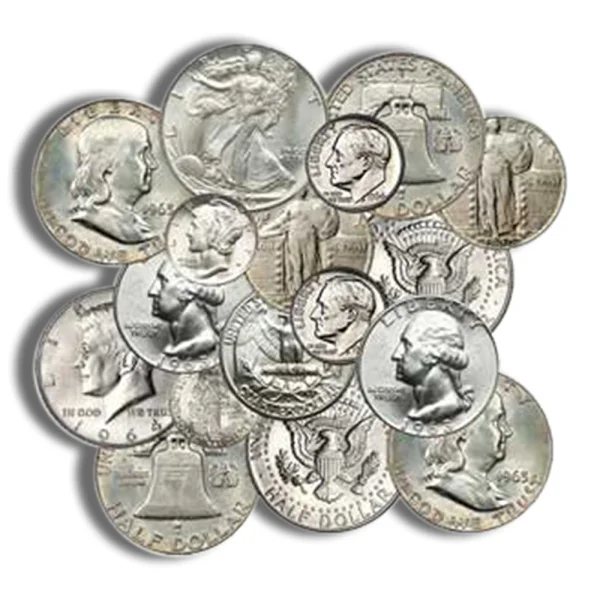 $100 Face 90% Silver Quarters or Dimes