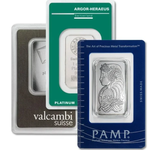 1 Ounce Platinum Bar LBMA